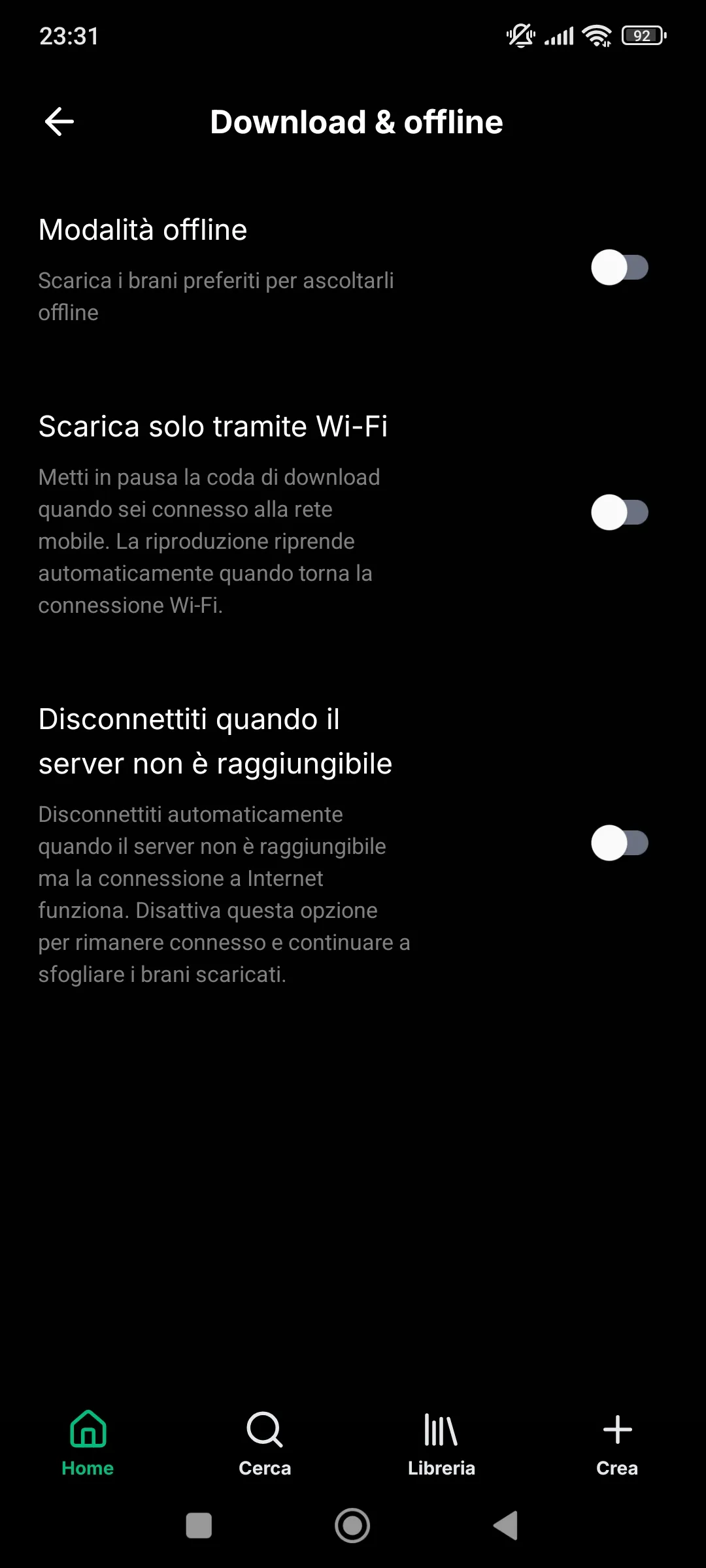 Disconnettiti dal mondo digitale.